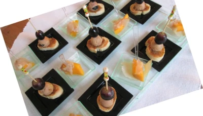 Grignotage d'apéro pour Noël