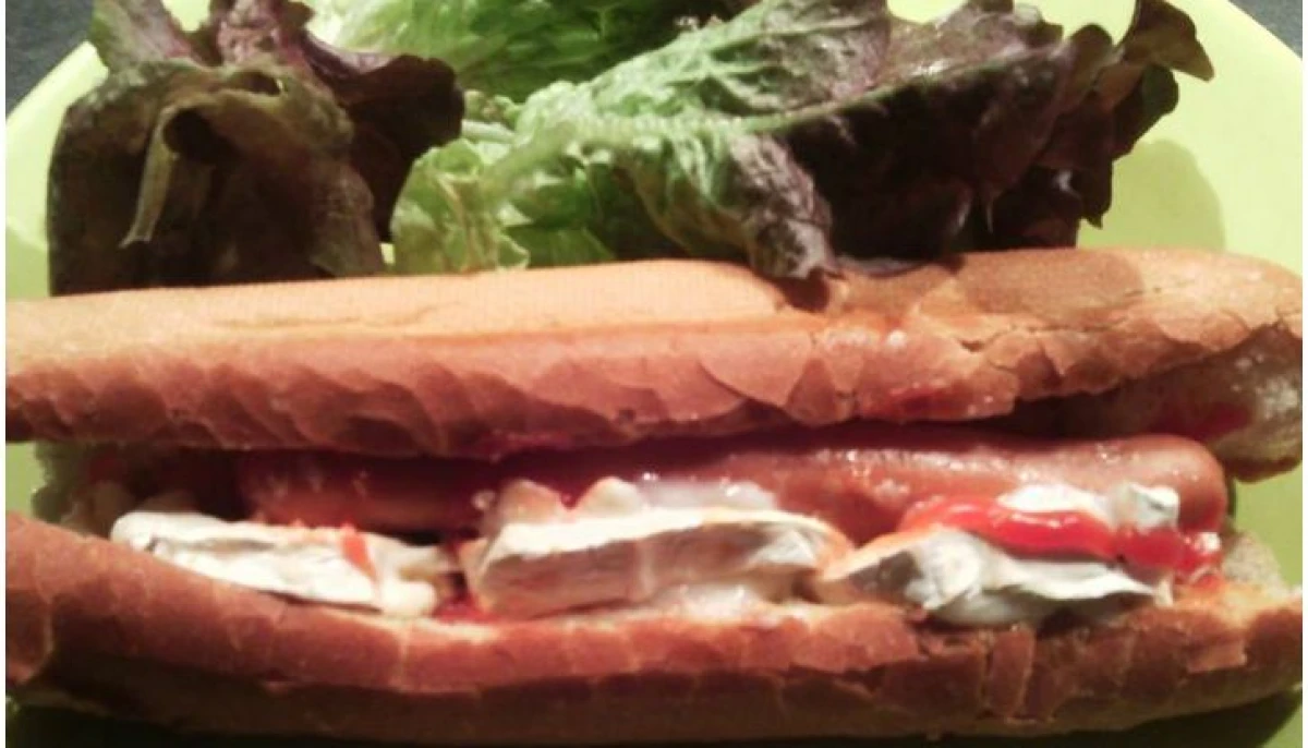 hot-dog chèvre