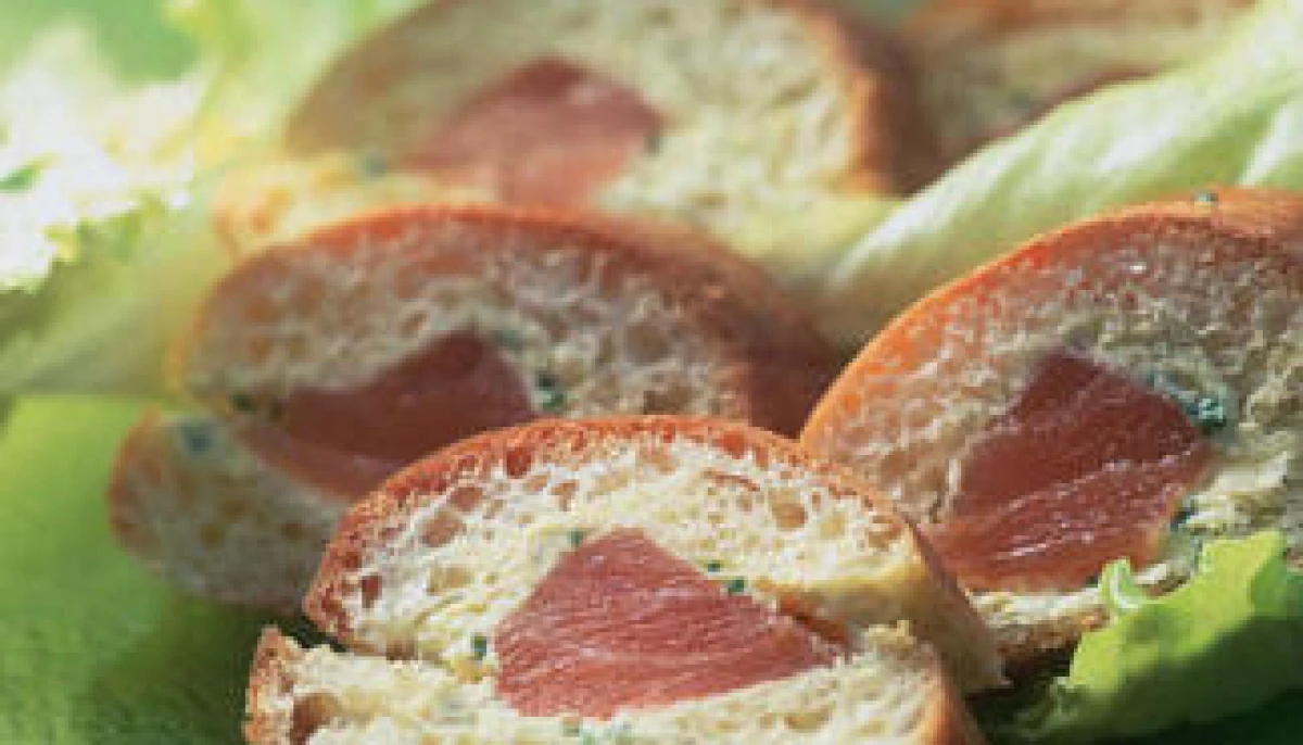 hot-dog de saumon