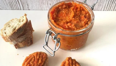 Houmous aux poivrons