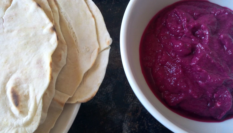 Houmous de betterave