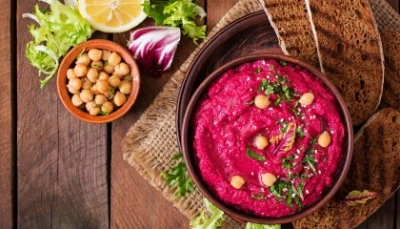 Houmous de betteraves