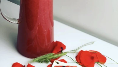 Jus pastèque et fraises