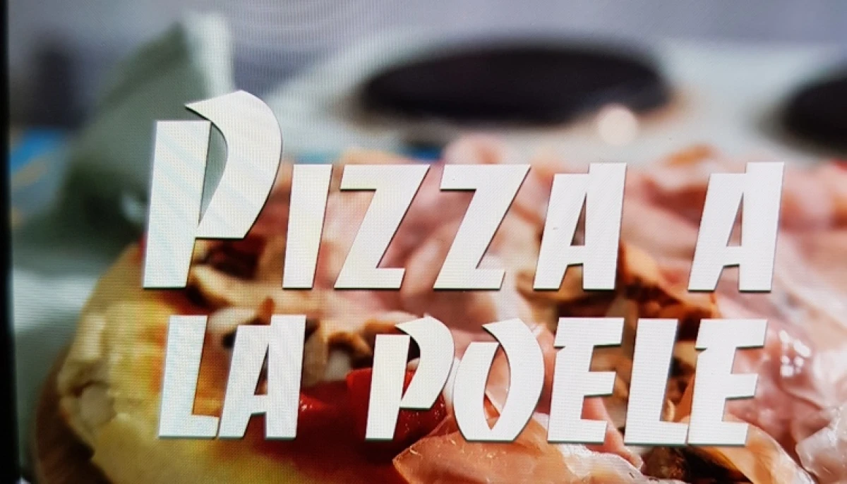 LA PIZZA À LA POÊLE FACILE