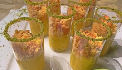 La tarte au citron en verrines