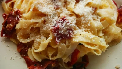 La Véritable Carbonara pastafariste.