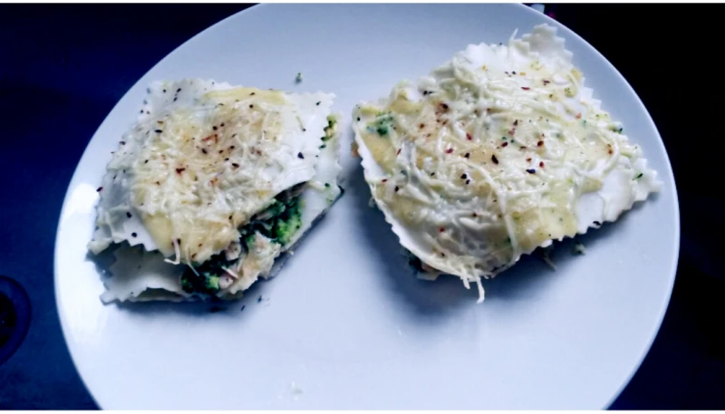 Lasagne brocolis saumon au curry