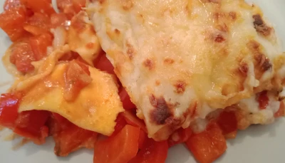 Lasagne poivron chèvre