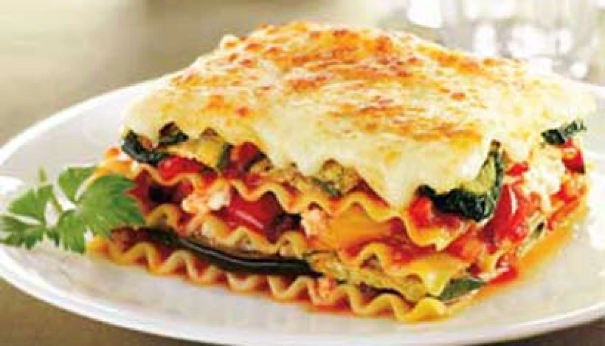 Lasagnes aux légumes Méditerranéens