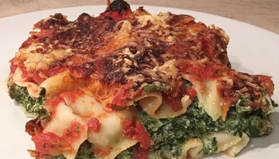 Lasagnes épinards-ricotta