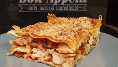 Lasagnes poulet-ratatouille