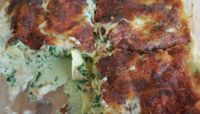 Lasagnes saumon épinards