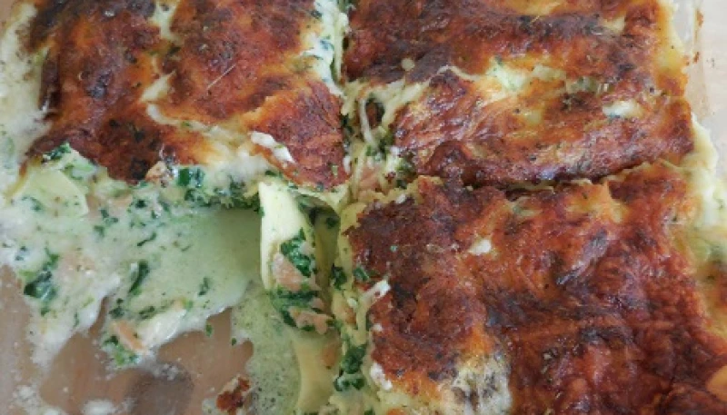 Lasagnes saumon épinards