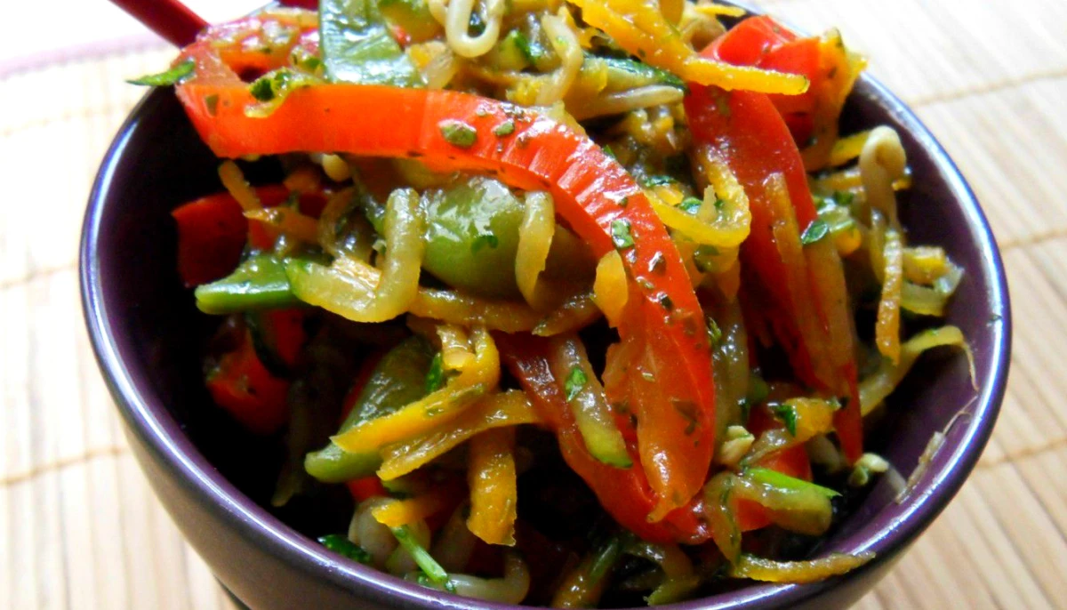 Légumes sautés à la sauce soja