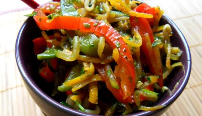 Légumes sautés à la sauce soja