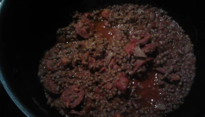 Lentilles à l'espagnole