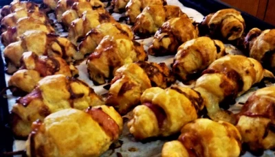 Les petits croissants salés du réveillon de Noël