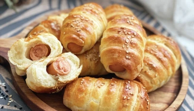 Les saucisses roulées