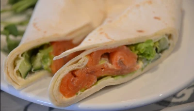 Les wraps saumon à votre sauce