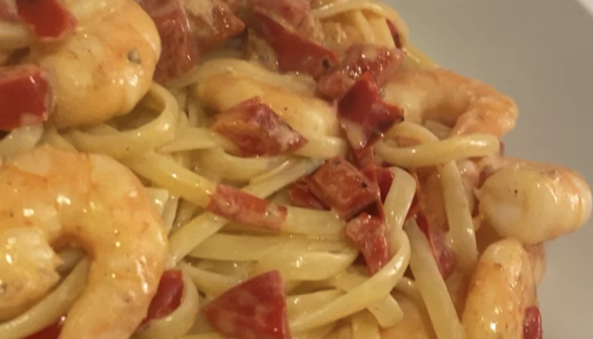 Linguine aux gambas