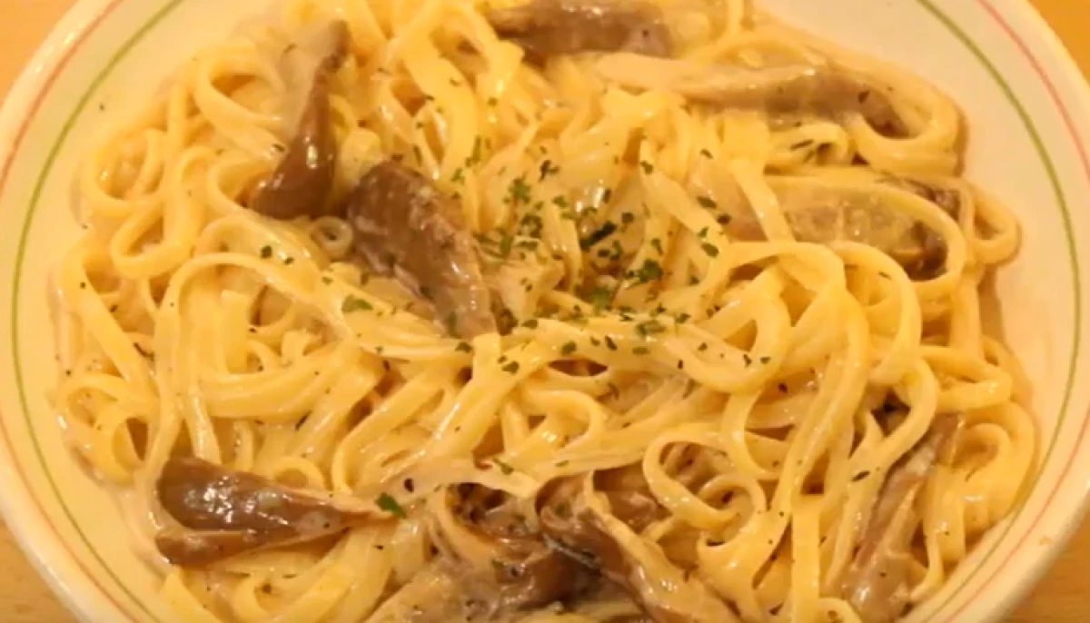 Linguine aux pleurotes