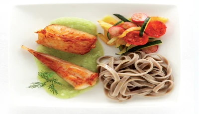 Lotte au jus de fenouil petits légumes à l’anis