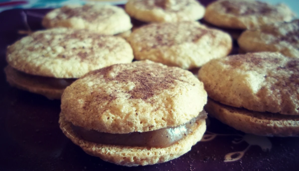 Macarons crème de marron - vanille