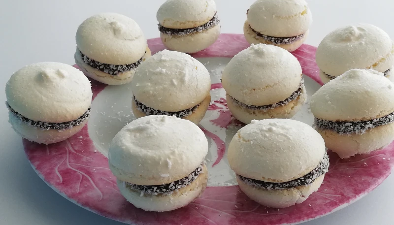 Macarons ganache chocolat