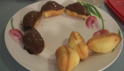 Madeleine croute chocolat