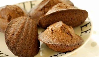 Madeleines au chocolat
