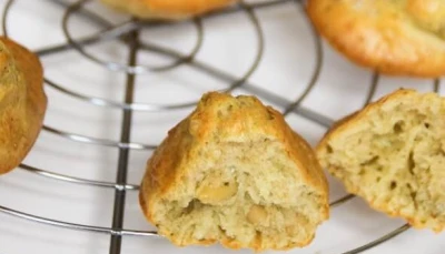 Madeleines pesto pignons de pin