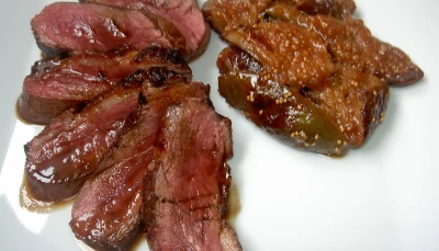 Magret de canard aux figues