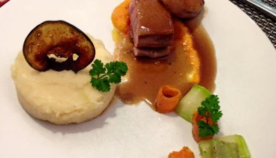 Magret de canard sauce au miel à ma façon