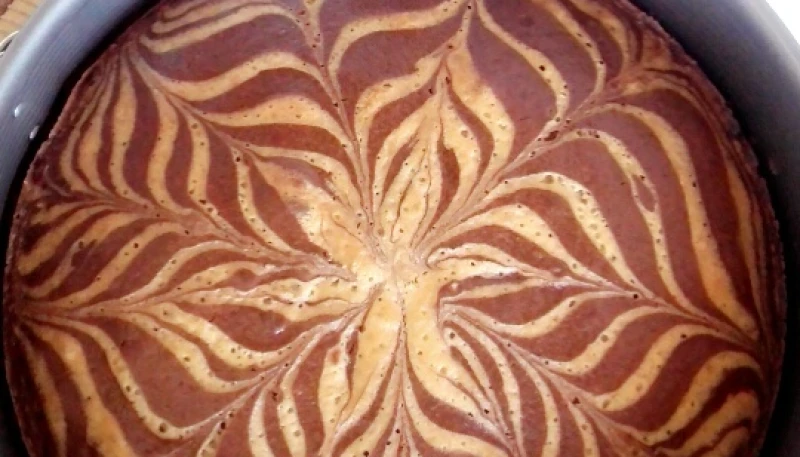 Marbré complètement zebré