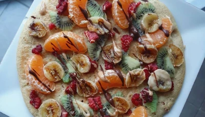 Maxi pancake à la farine de sarrasin