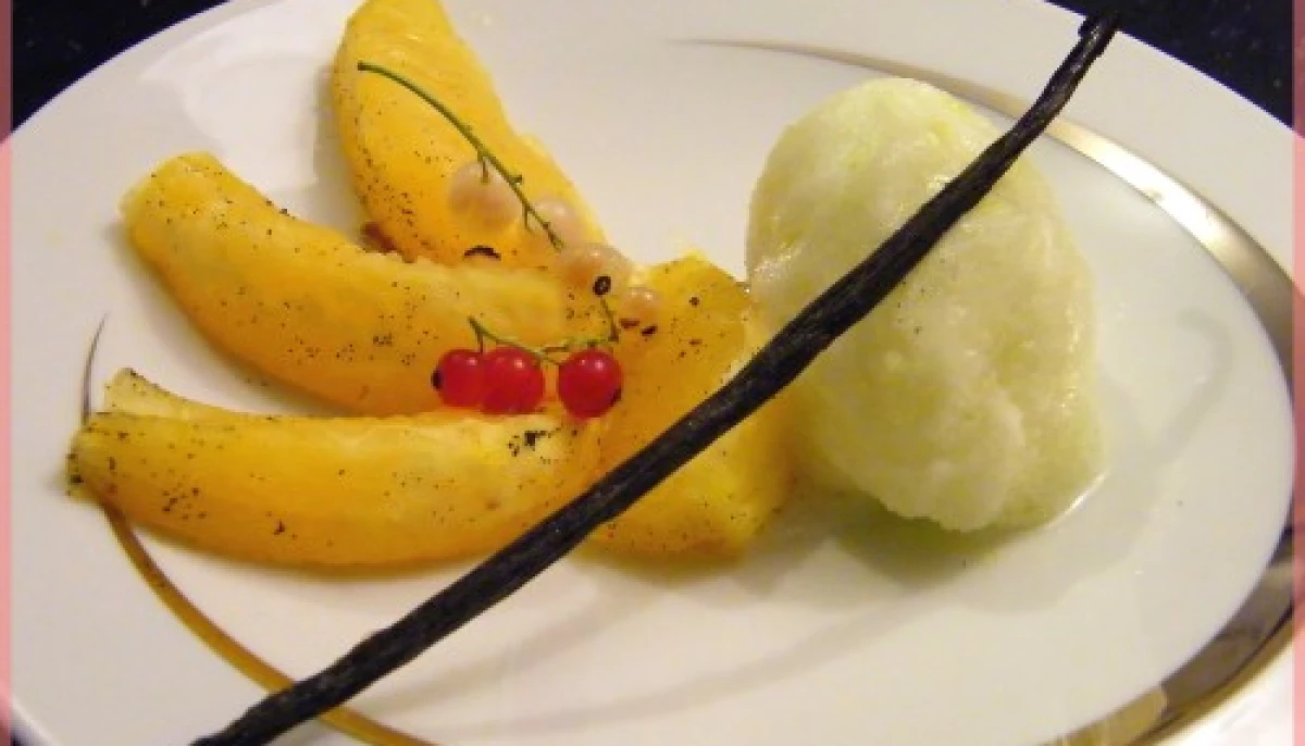 mes oranges flambées ( inratable!)