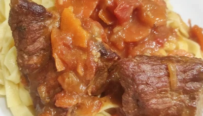 Mijoté de plat de côte à la bière