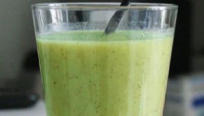 Milkshake pétillant à la pomme