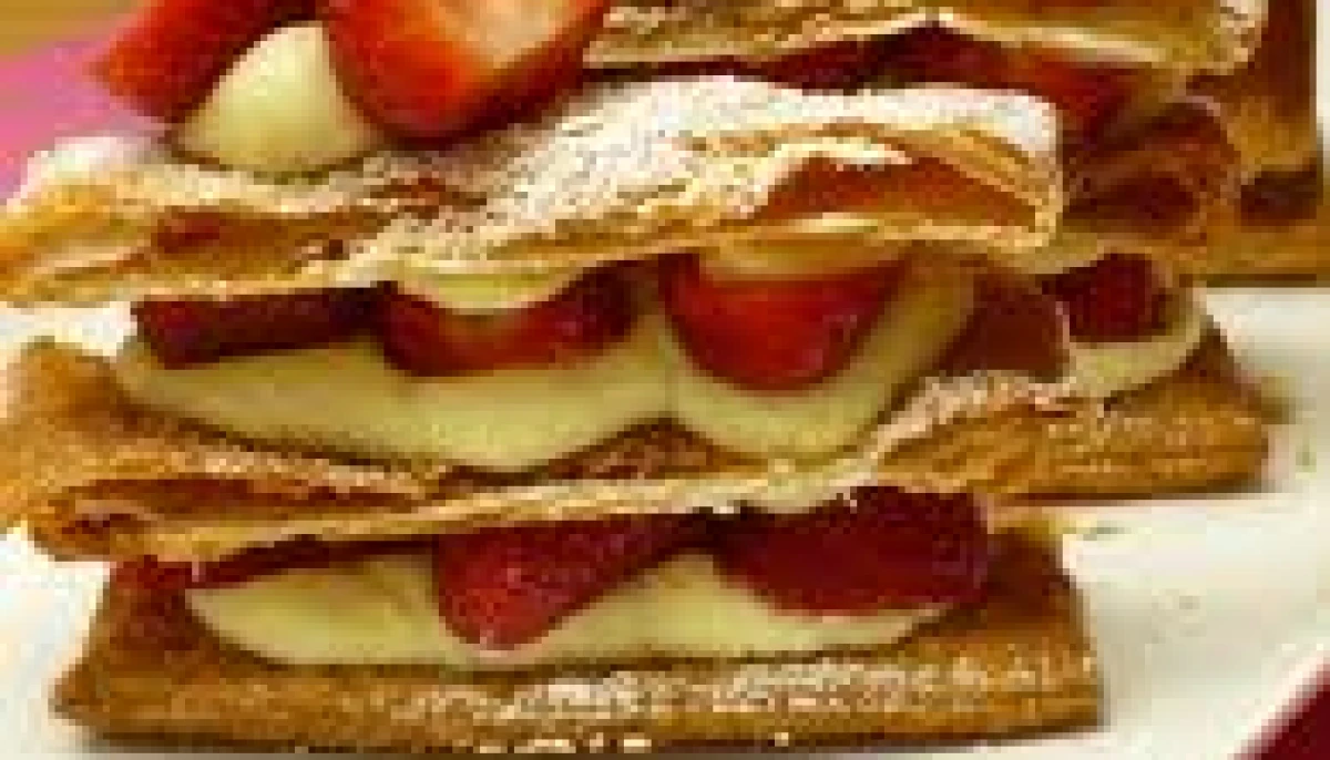 Mille feuille aux fraises