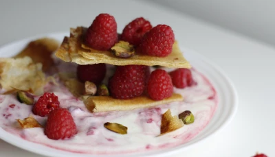 Mille feuille express framboise