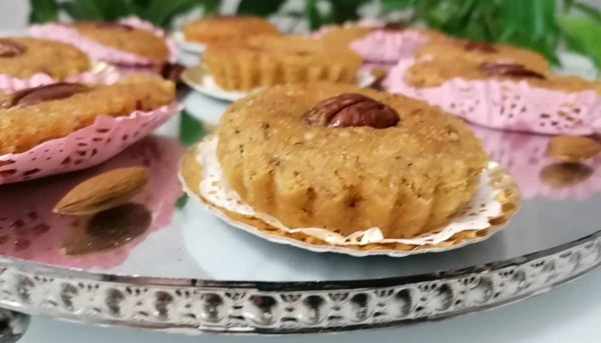 Mini besboussa aux amandes
