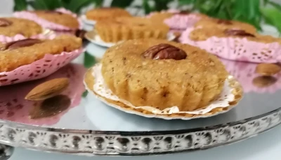 Mini besboussa aux amandes