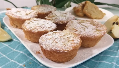 Mini cakes aux pommes et citron