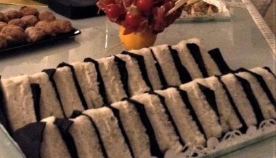 Mini sandwichs pour buffet de Noël