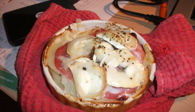 Mini tartiflette au chèvre