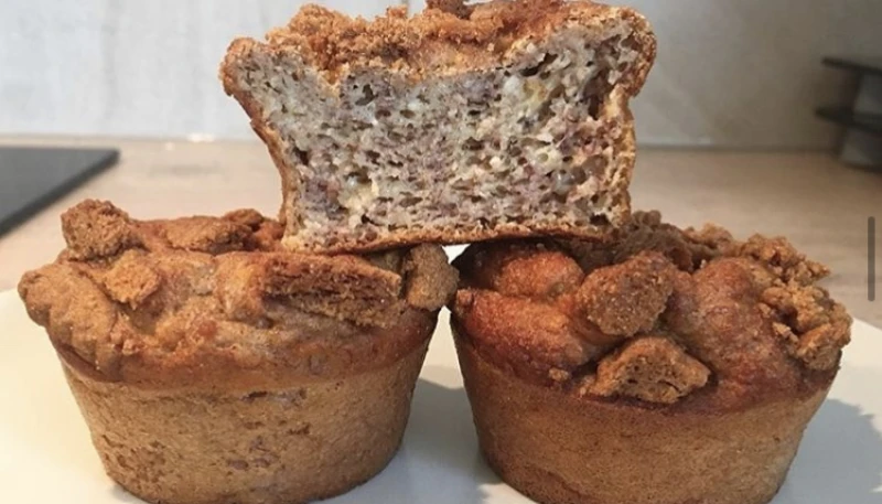 Minis Bananabread-muffins aux speculoos