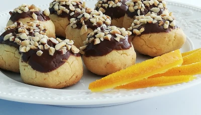 Minis biscuits au zeste d'orange