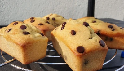 Minis cakes poire-chocolat