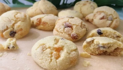 Minis harcha aux fruits secs