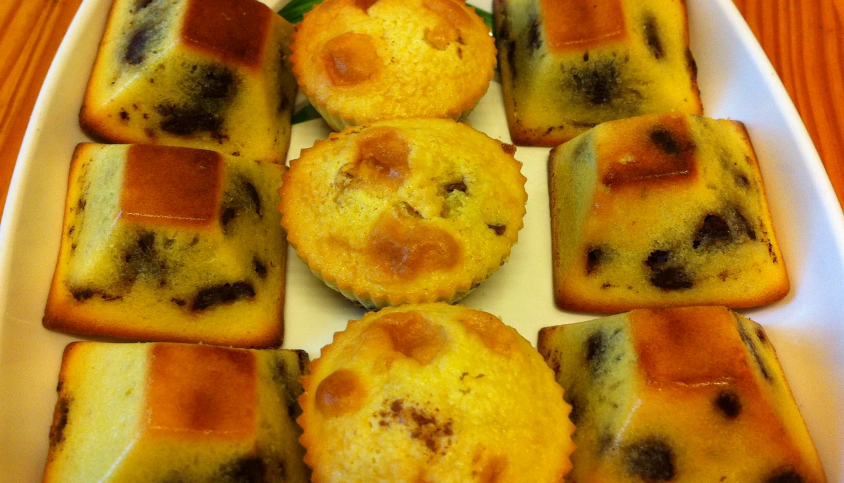 Moelleux aux amandes et pépites de chocolat